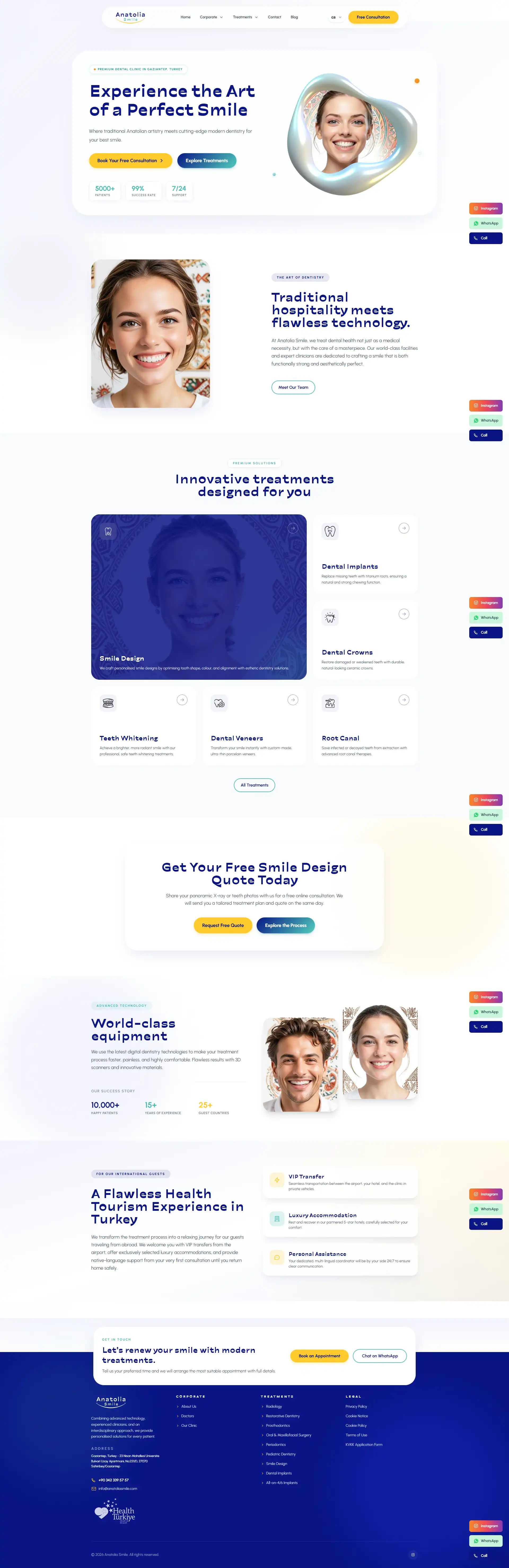 Anatolia Smile web sitesi