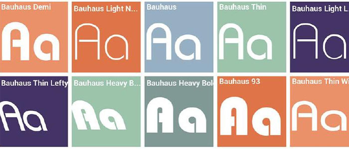 Bauhaus ve Tipografi