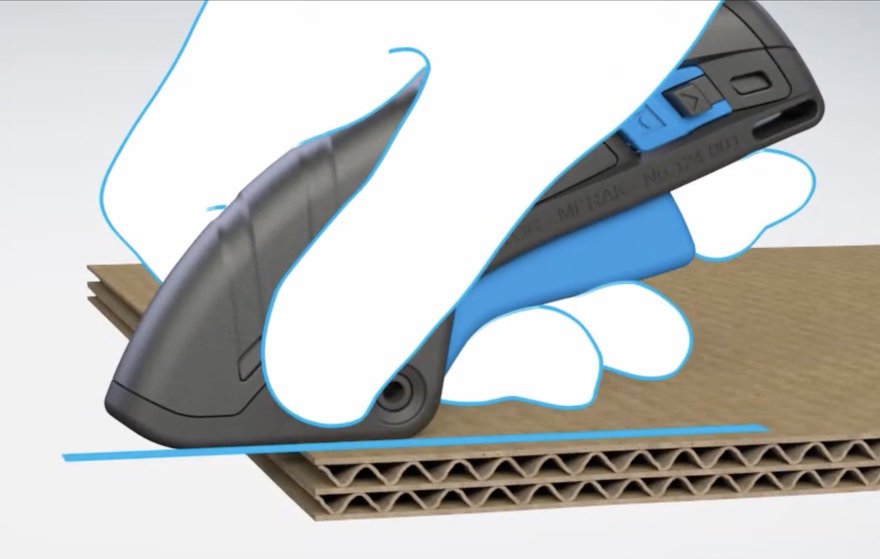 Almanya'dan Güvenliğin Yeniden Tanımlandığı Bir Maket Bıçağı Tasarımı