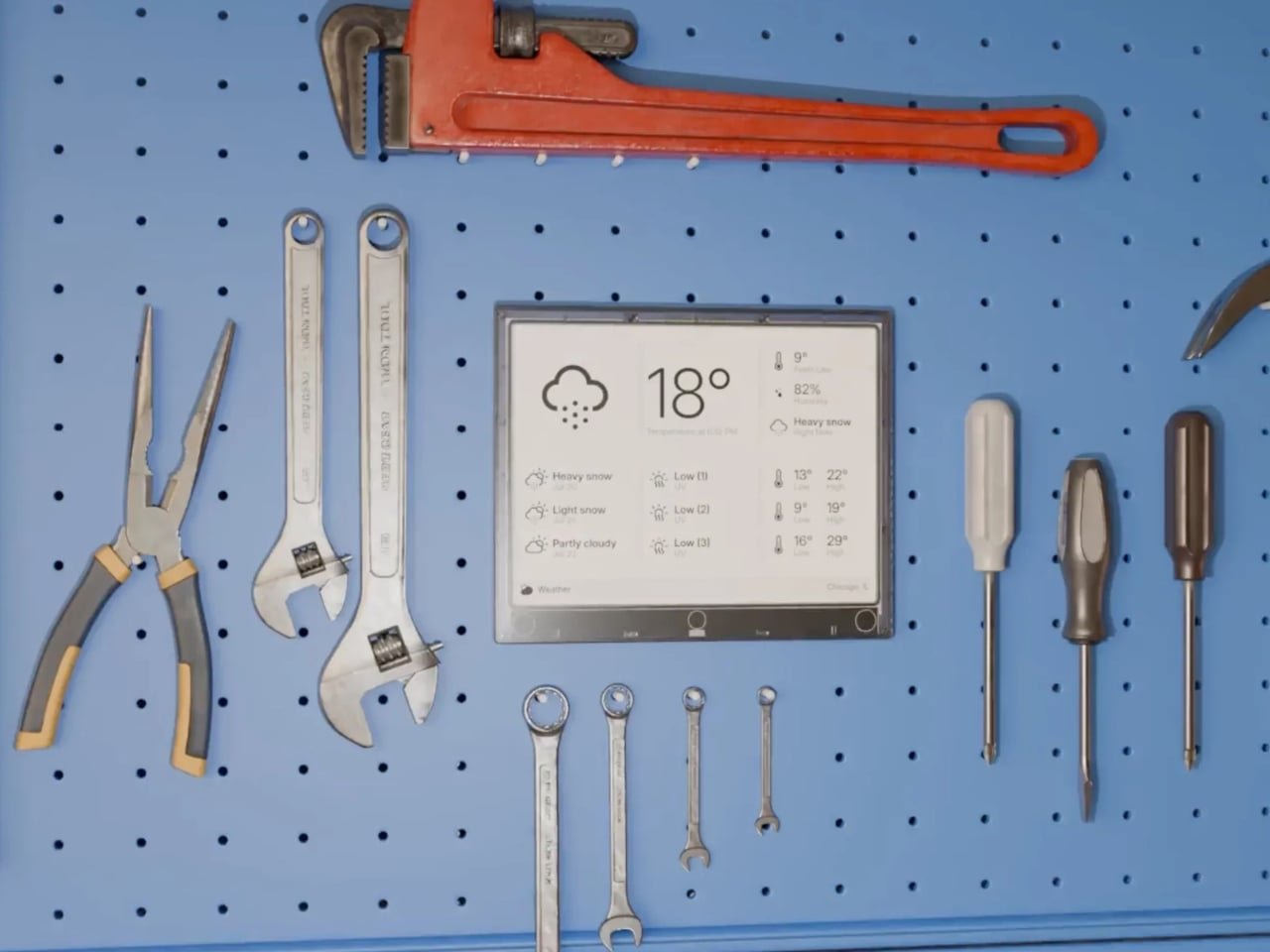 Aylarca Şarj Olmayan, Dikkat Çalmayan Minimalist E-Mürekkep Ekran