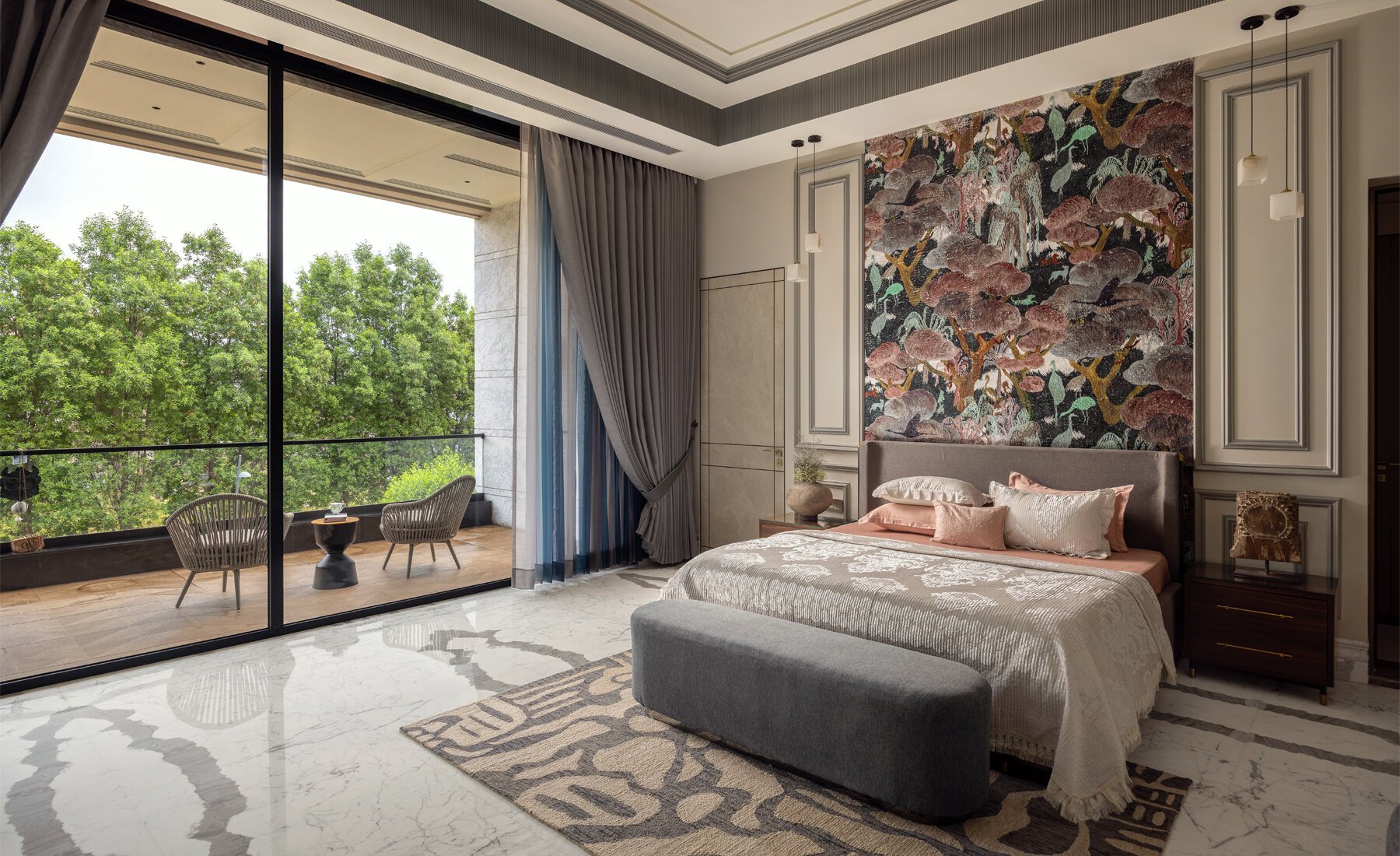 Prabh-te-Ras: Mermer, Mural ve Modernliğin Uyumlu Dansı