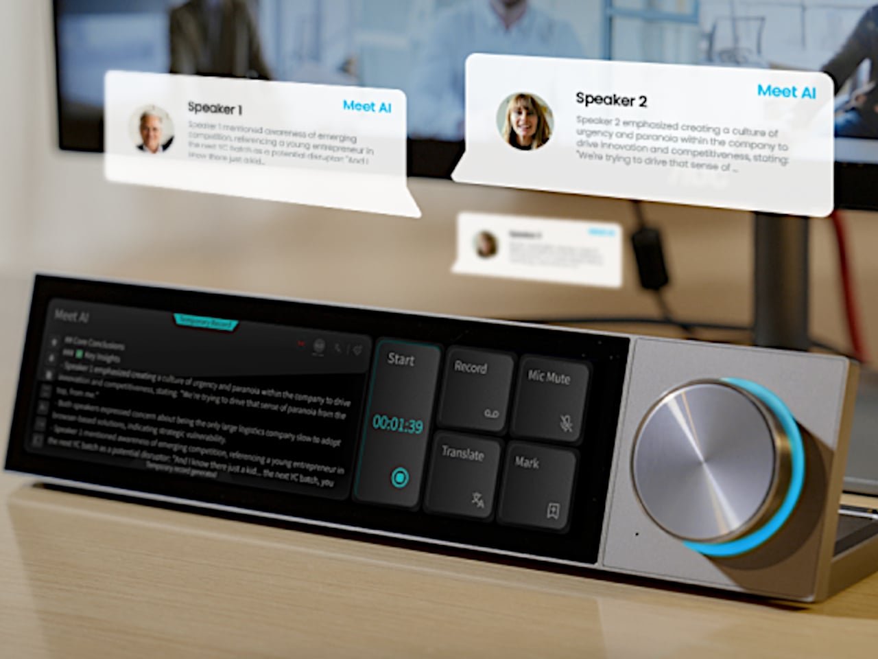 AI Destekli Masaüstü Terminal: Ekran, Düğme, Sesli Akıllı Kontrol