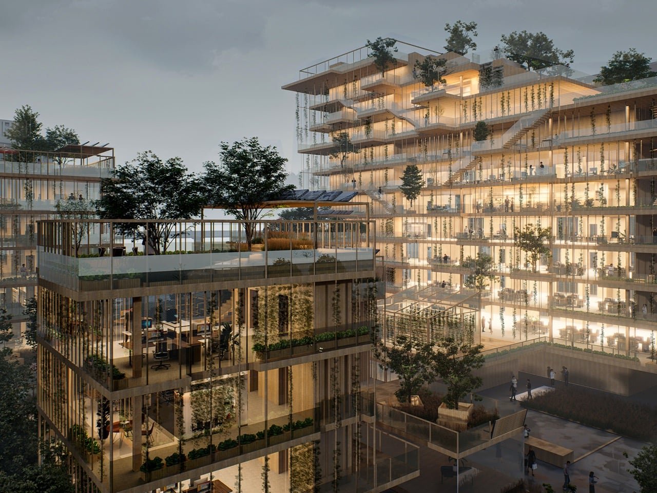 Çin'de Her Katta Gıda Yetiştiren Sürdürülebilir Bir Bina Yükseliyor