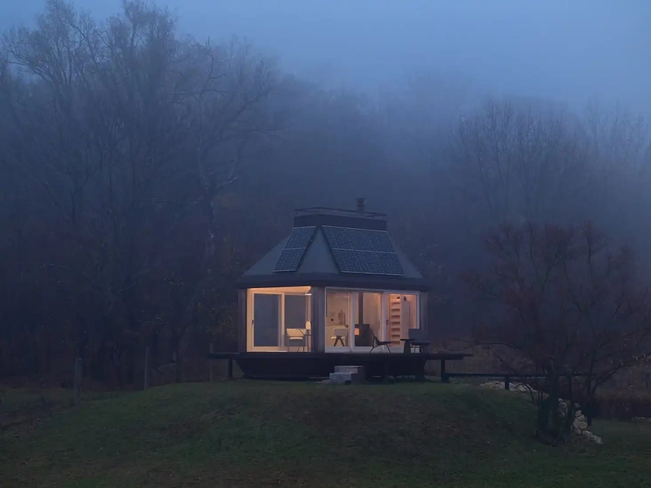 Devín Kulübesi: 20m²'de Hayalleri Yükselten Off-Grid Bir Vaha