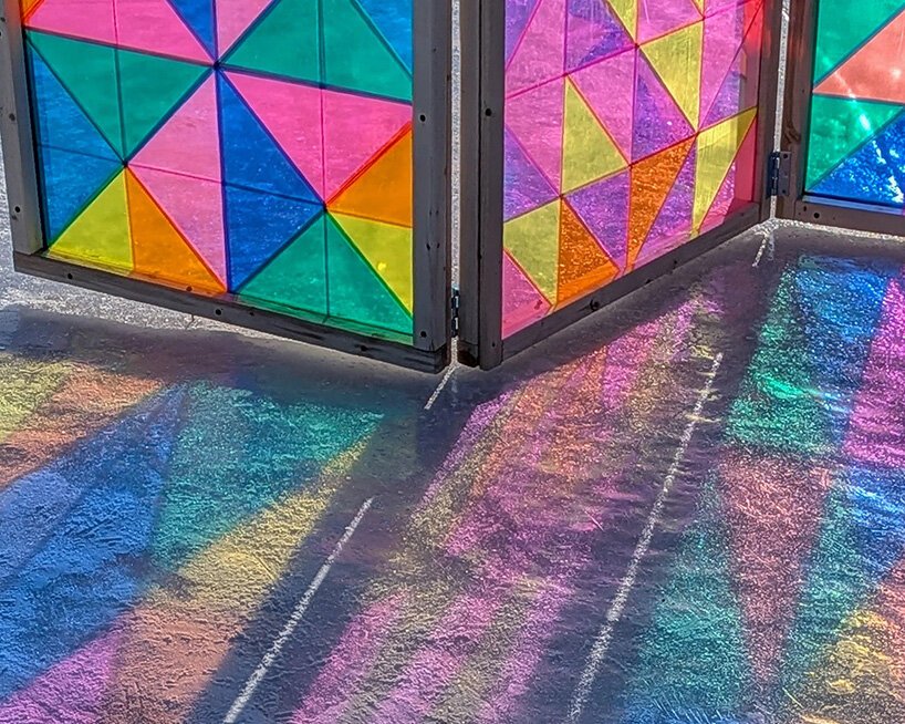 Donmuş Gölde Renkli Dokunuş: Yorgan Şanti, Kışa Sanatsal Bir Bakış