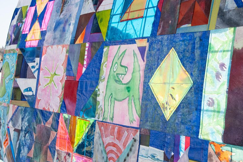 Donmuş Gölde Renkli Dokunuş: Yorgan Şanti, Kışa Sanatsal Bir Bakış