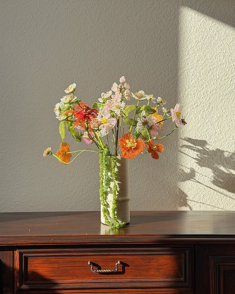 Henri Purnell'in Sanatında Cam Boncuklarla Açan Sonsuz Çiçekler