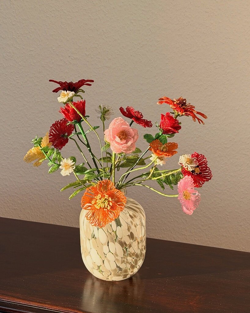 Henri Purnell'in Sanatında Cam Boncuklarla Açan Sonsuz Çiçekler