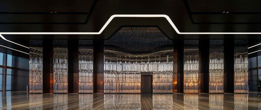 Jinan Ping An Finans Merkezi: Nikken Sekkei'den Nehir Temalı İç Mekanlar