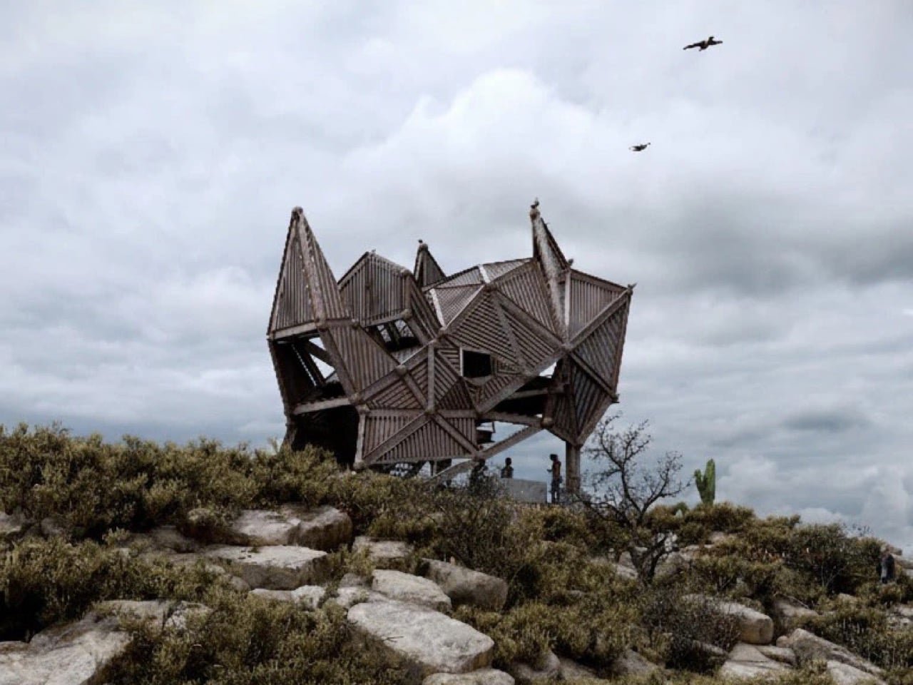 Kifaru Point: Gergedan Formunda Nefes Kesen Safari Gözlem Güvertesi