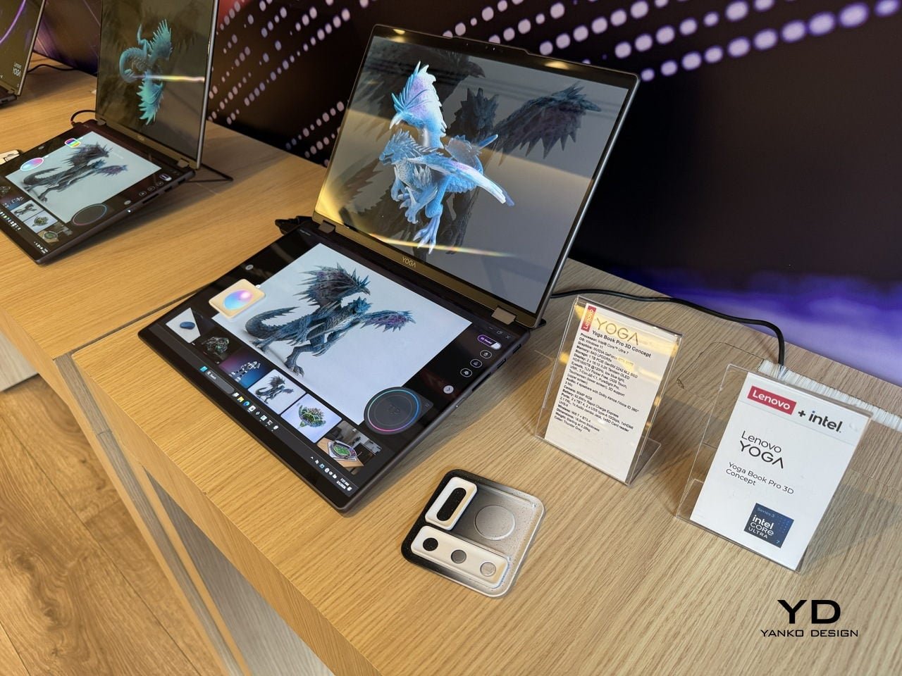 Lenovo Yoga Book Pro 3D: Sanal Modeller Ekranda Havalanıyor