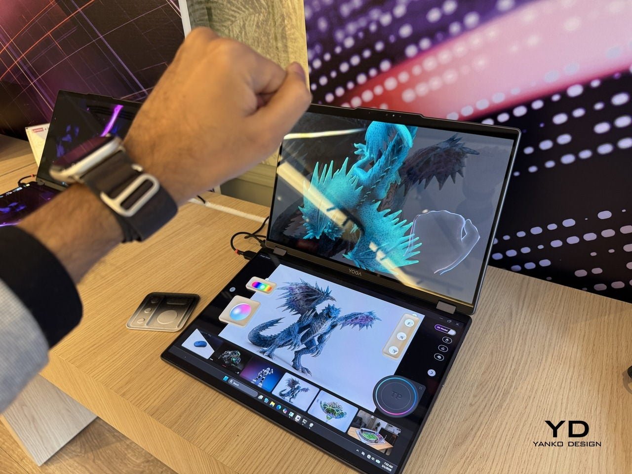 Lenovo Yoga Book Pro 3D: Sanal Modeller Ekranda Havalanıyor