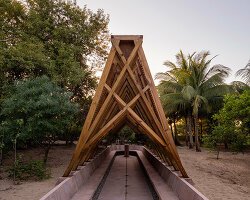 OMA'dan Meksika'da Sanat ve Doğa İç İçe: Mantar Pavilyonu