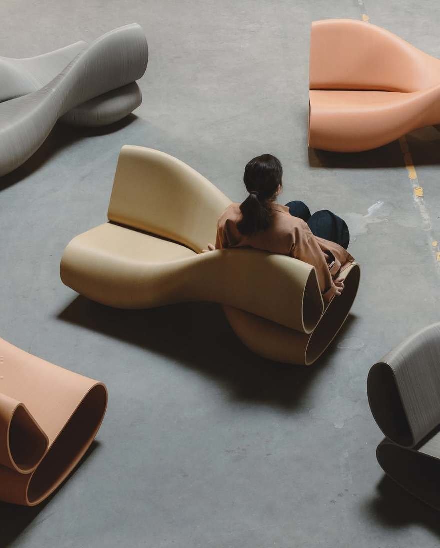 X Bench: Robotik 3D Baskıyla Mobilya Tasarımında Yeni Ufuklar