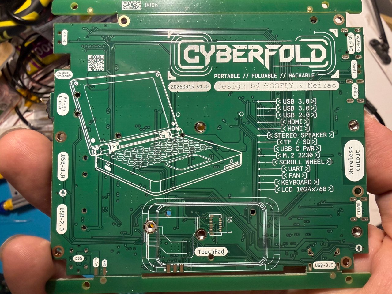 Büyüklerin Reddettiği Cep Linux PC: CyberFold Bir Devrim Mi?