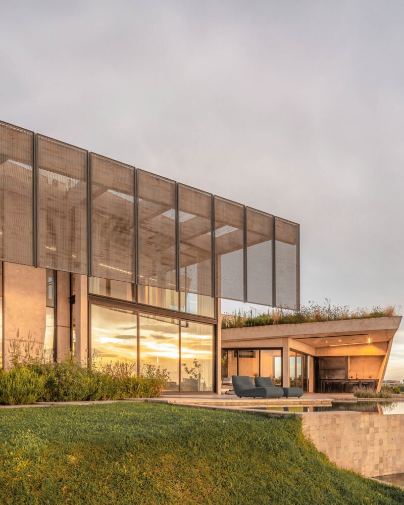 Grizzo Studio'dan Casa Lomadas: Arjantin'de Betonun Zarafeti