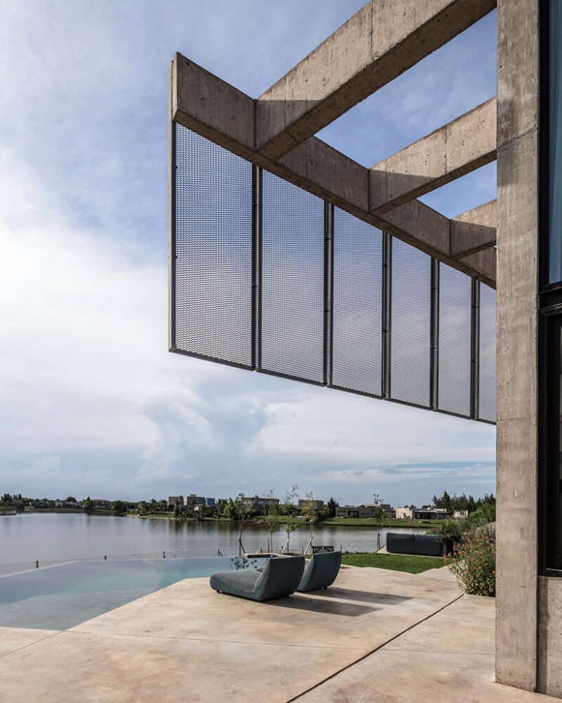 Grizzo Studio'dan Casa Lomadas: Arjantin'de Betonun Zarafeti