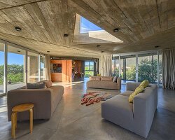 Grizzo Studio'dan Casa Lomadas: Arjantin'de Betonun Zarafeti