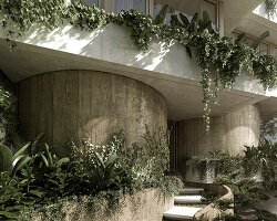 Grizzo Studio'dan Casa Lomadas: Arjantin'de Betonun Zarafeti