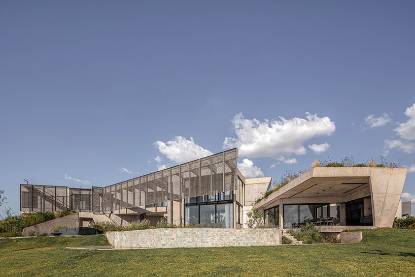 Grizzo Studio'dan Casa Lomadas: Arjantin'de Betonun Zarafeti