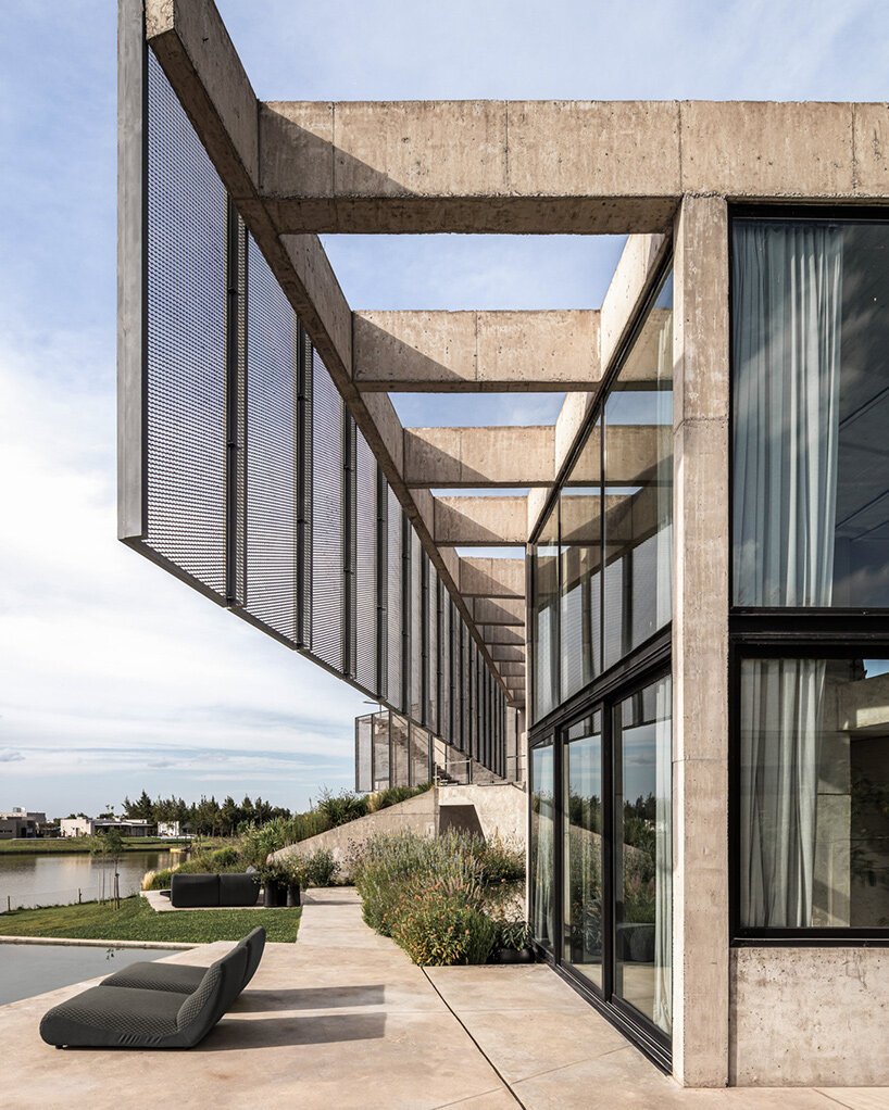 Grizzo Studio'dan Casa Lomadas: Arjantin'de Betonun Zarafeti