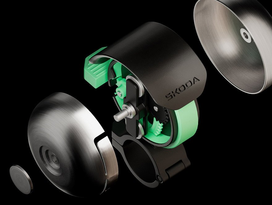 Škoda DuoBell: Gürültü Engelleyiciye Meydan Okuyan Bisiklet Zili