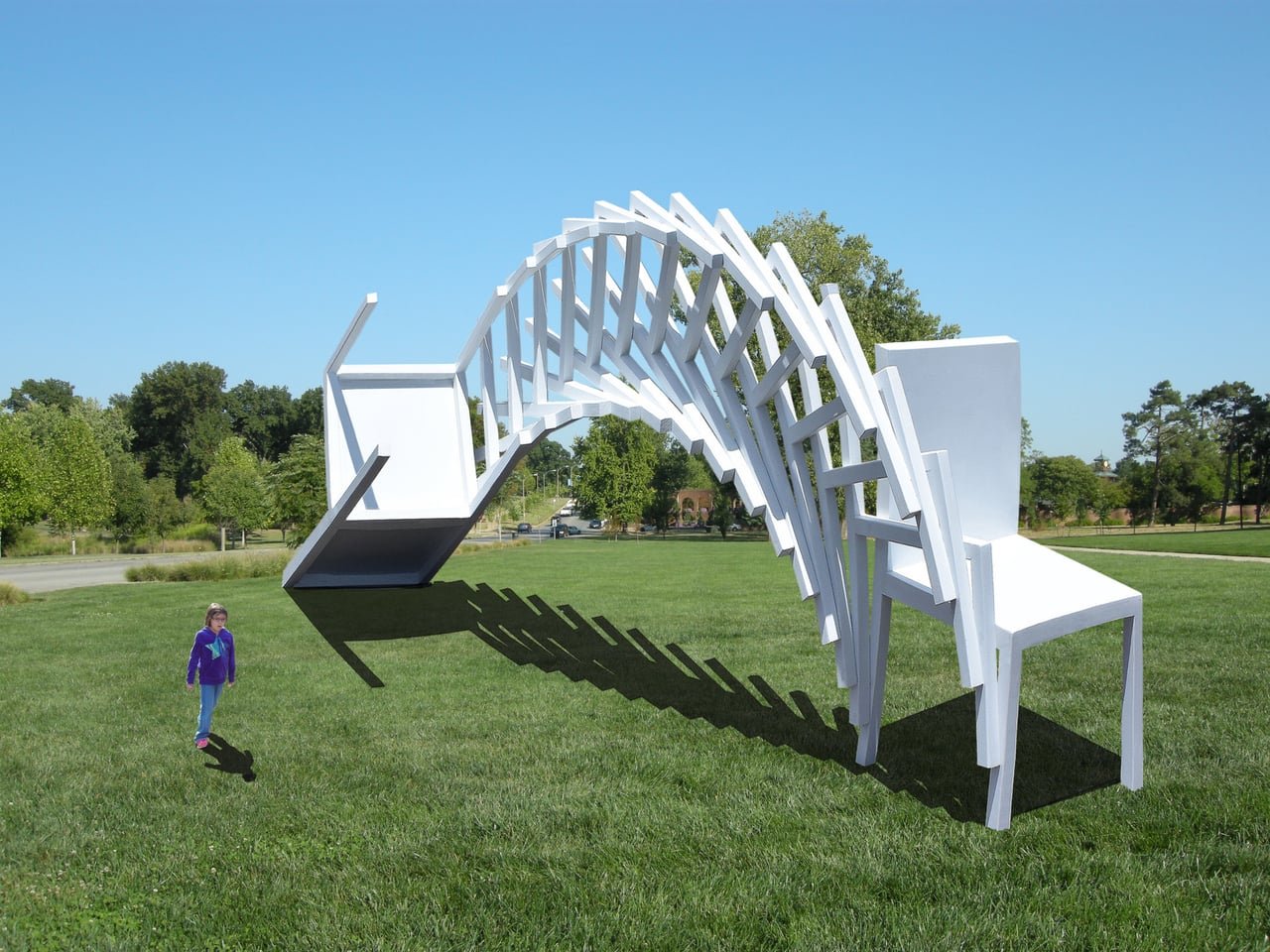 Michael Jantzen'dan Dev Sanat: Mekanı Dönüştüren Sandalyeler