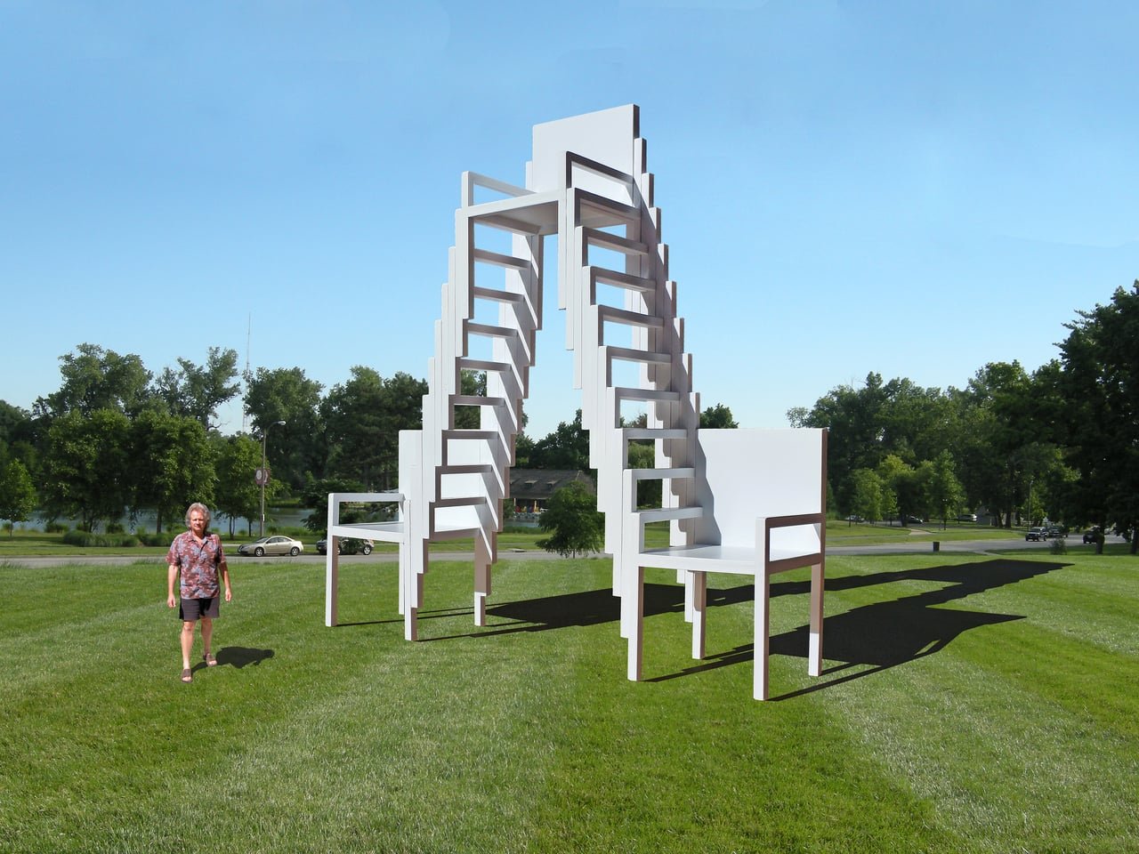 Michael Jantzen'dan Dev Sanat: Mekanı Dönüştüren Sandalyeler