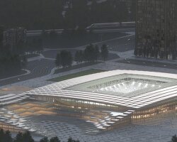 OPEN Arch.'tan Meitu Merkezi: Çin Kıyısında Işıkla Dönüşen Küp