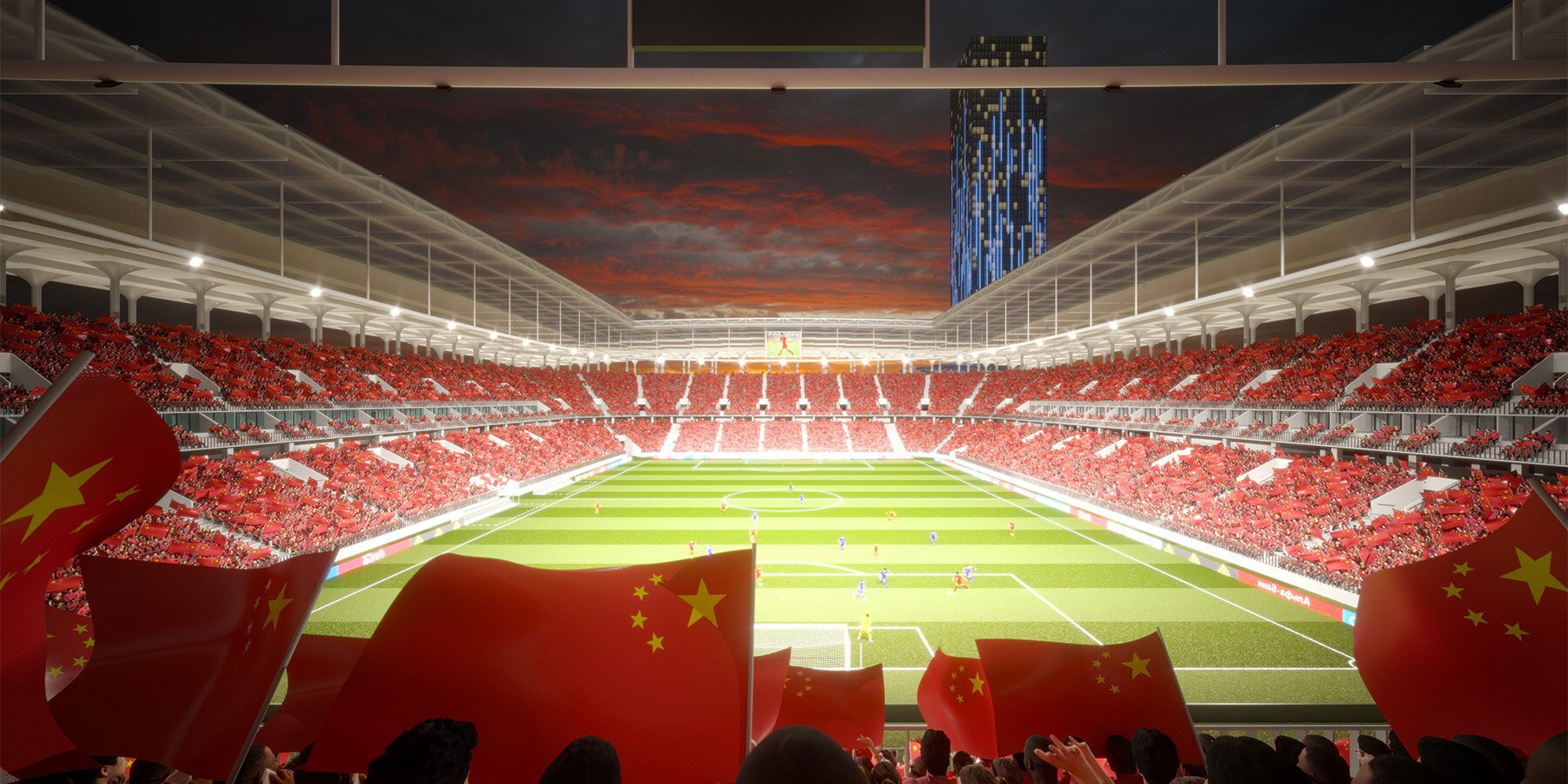 Xi’an Futbol Merkezi: Kentle Bütünleşen Yeni Nesil Stadyum Tasarımı