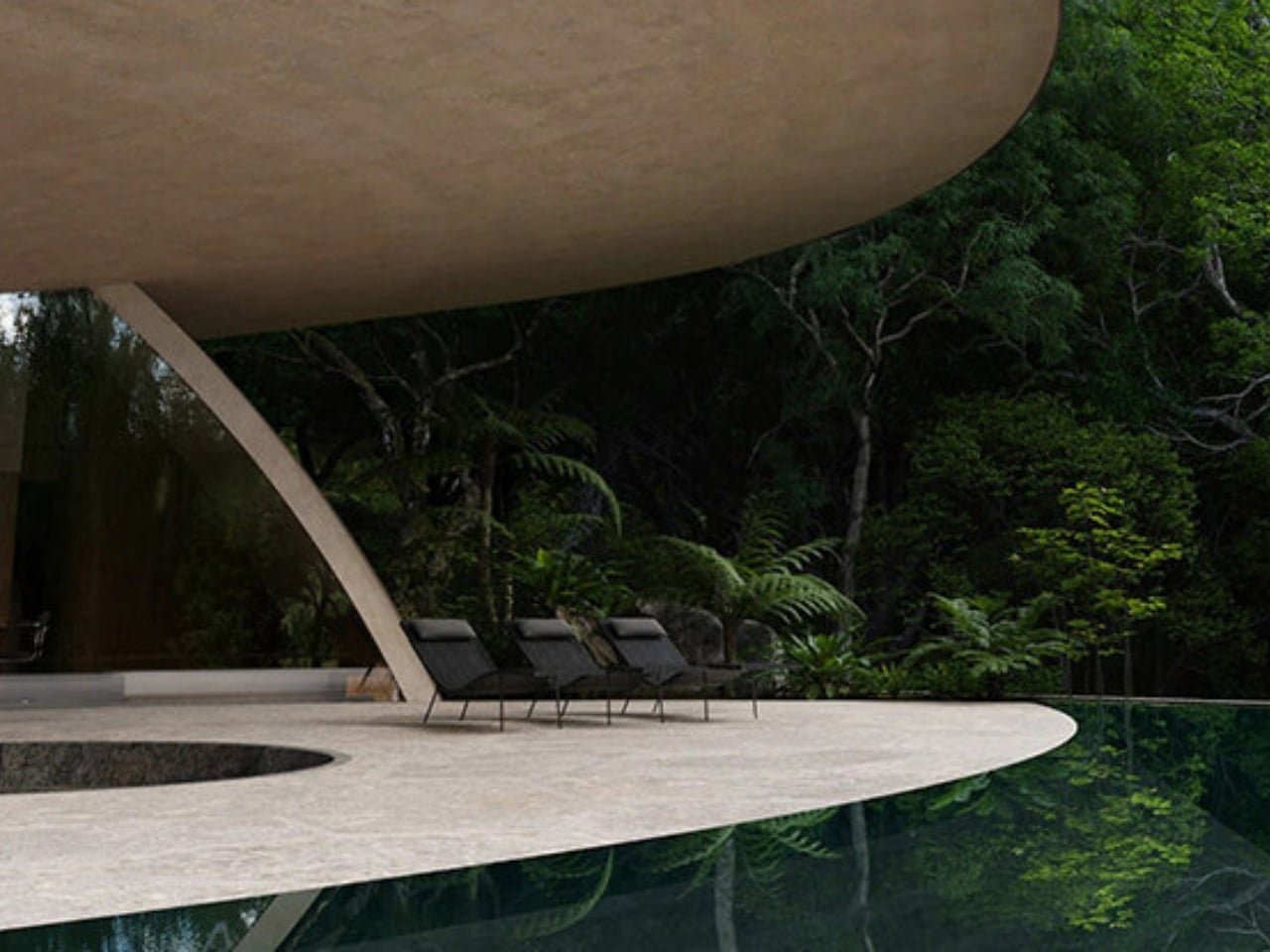 Steven Chu'dan Yağmurla Bütünleşen Mimari: "Sound of Rain" Villası