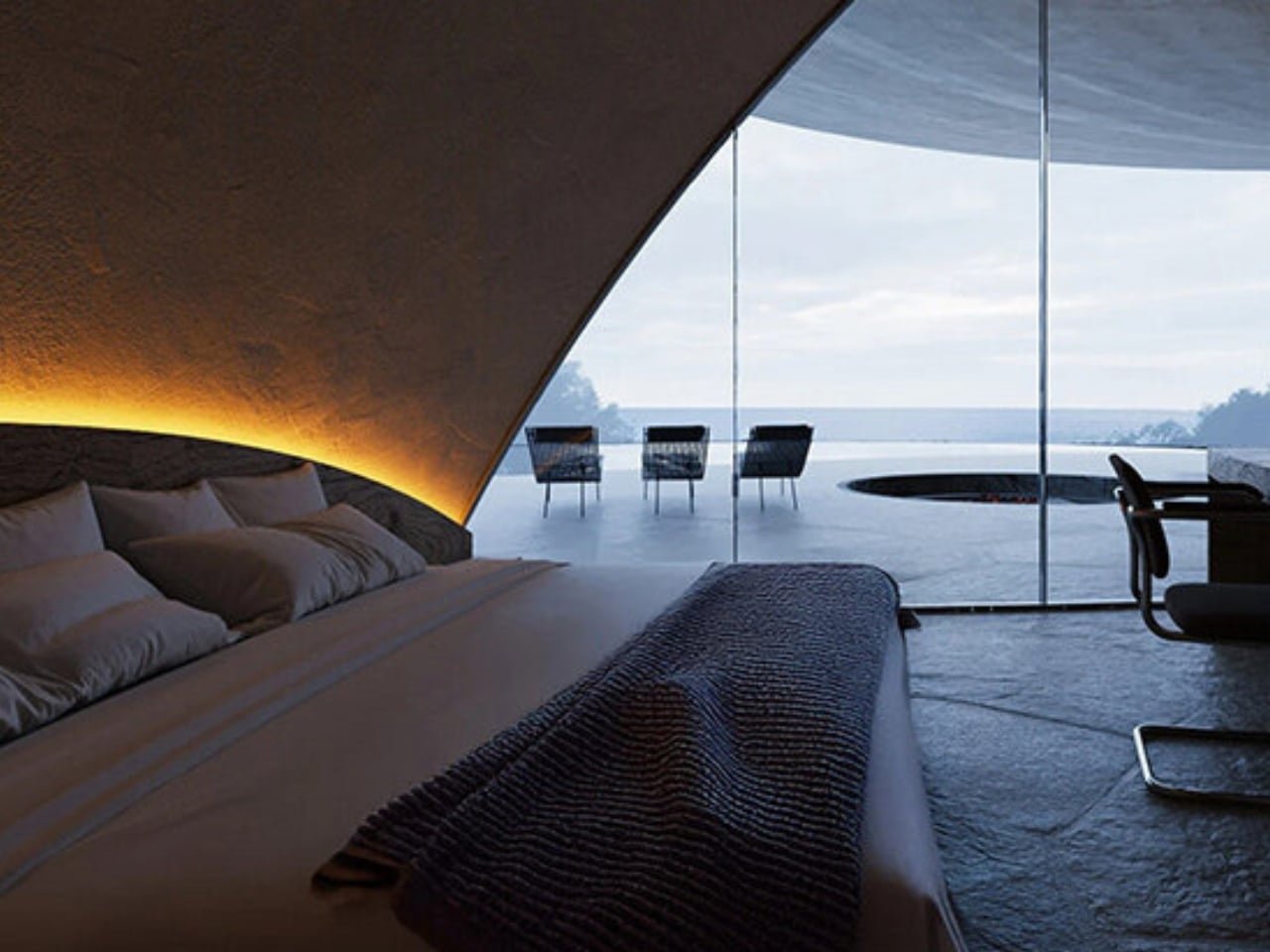 Steven Chu'dan Yağmurla Bütünleşen Mimari: "Sound of Rain" Villası