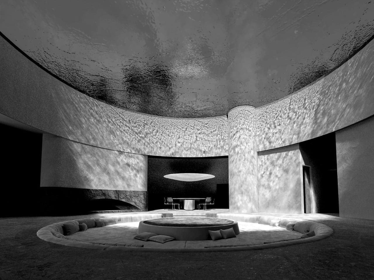 Steven Chu'dan Yağmurla Bütünleşen Mimari: "Sound of Rain" Villası