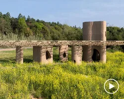Kengo Kuma, Tarihi Tersaneyi Yürünebilir Volkanik Taş Çatıya Dönüştürdü
