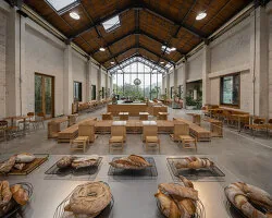 Kengo Kuma, Tarihi Tersaneyi Yürünebilir Volkanik Taş Çatıya Dönüştürdü