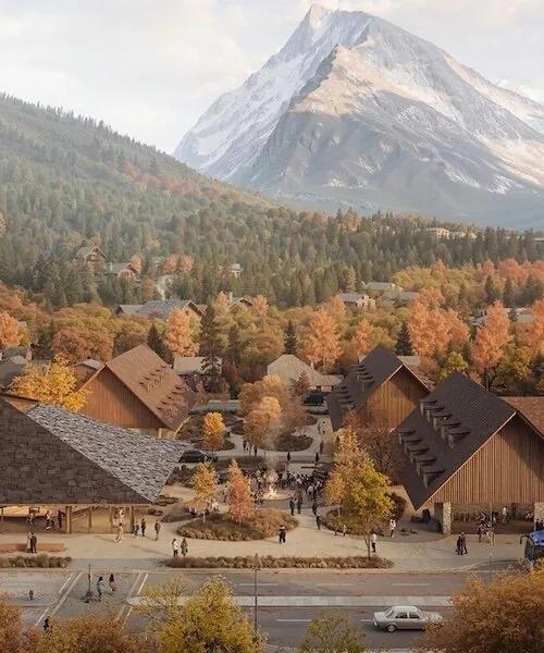 Kengo Kuma ve Paul Raff’den Banff’ta Doğayla Bütünleşen Ziyaretçi Merkezi