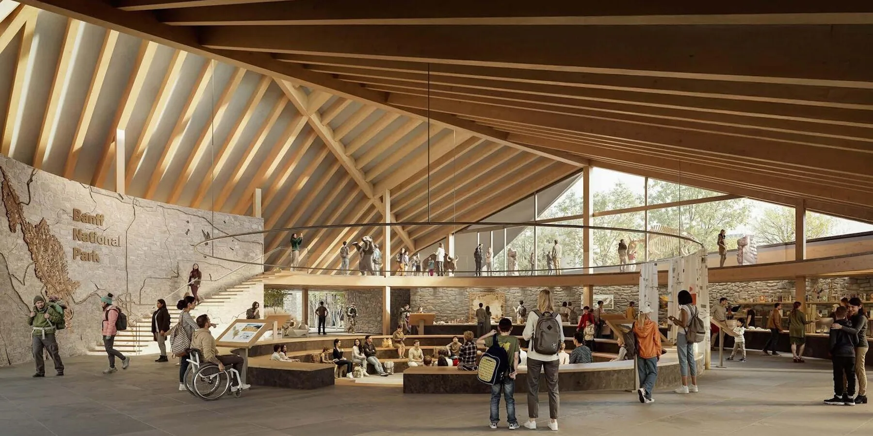Kengo Kuma ve Paul Raff’den Banff’ta Doğayla Bütünleşen Ziyaretçi Merkezi