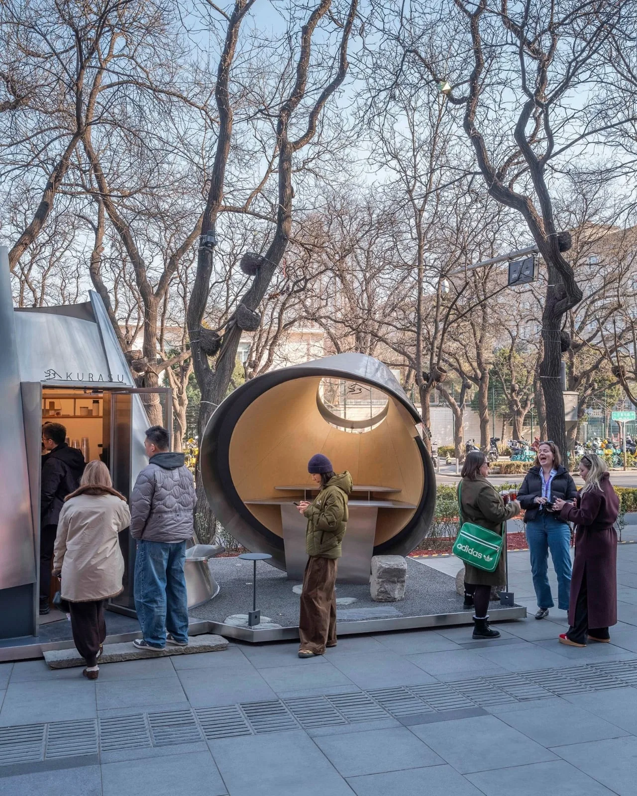 Pekin'de Bir Filtre Kahve Damlatıcısından İlham Alan Pop-Up Pavyon