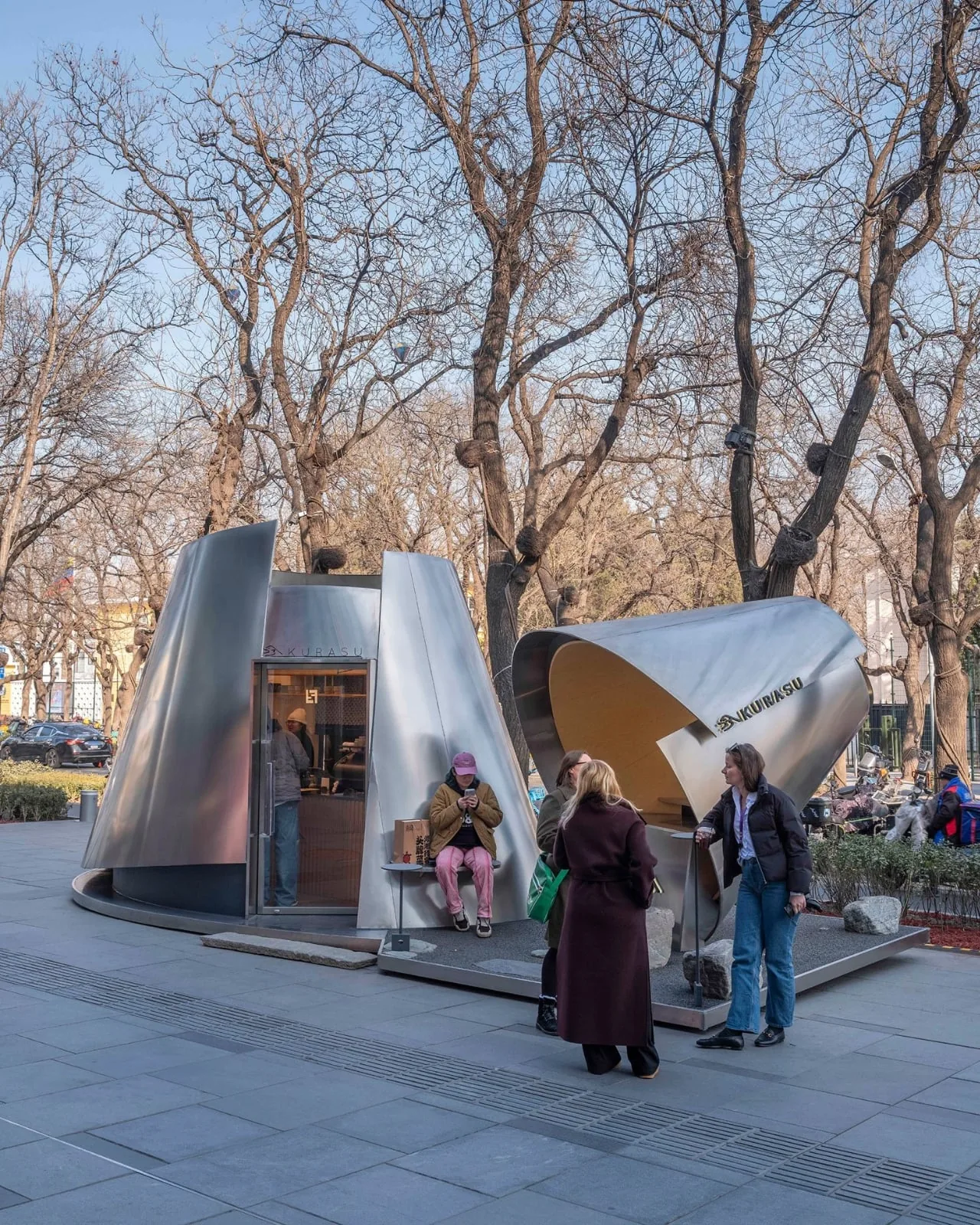 Pekin'de Bir Filtre Kahve Damlatıcısından İlham Alan Pop-Up Pavyon