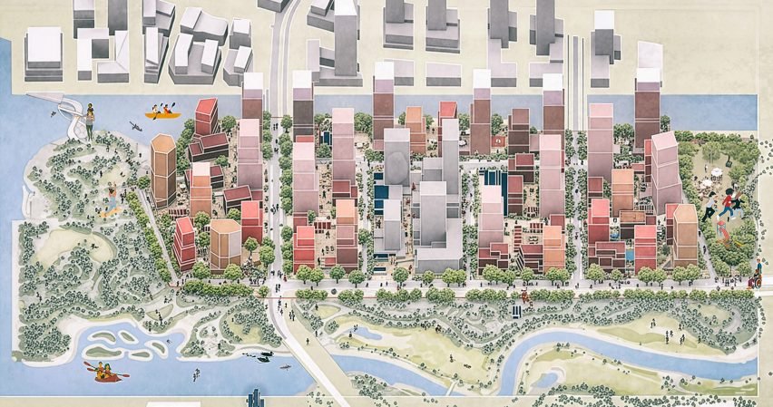 Toronto'da Tasarımın Yeni Yüzü: Araçsız Ada Mahallesi Yükseliyor