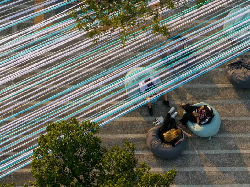 Bangkok'un Sokak Lambalarına Kumaş Kanopi: High Line Bangkok