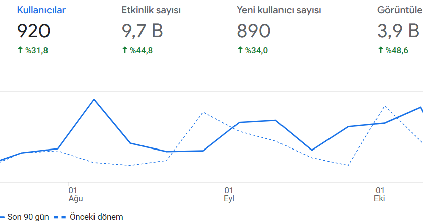 Piyon Co. Analytics Hesabımız