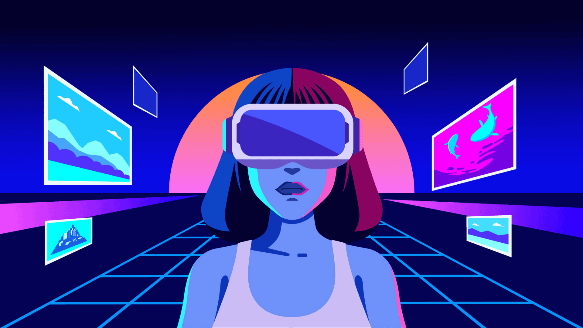 Ai Image Girl with VR