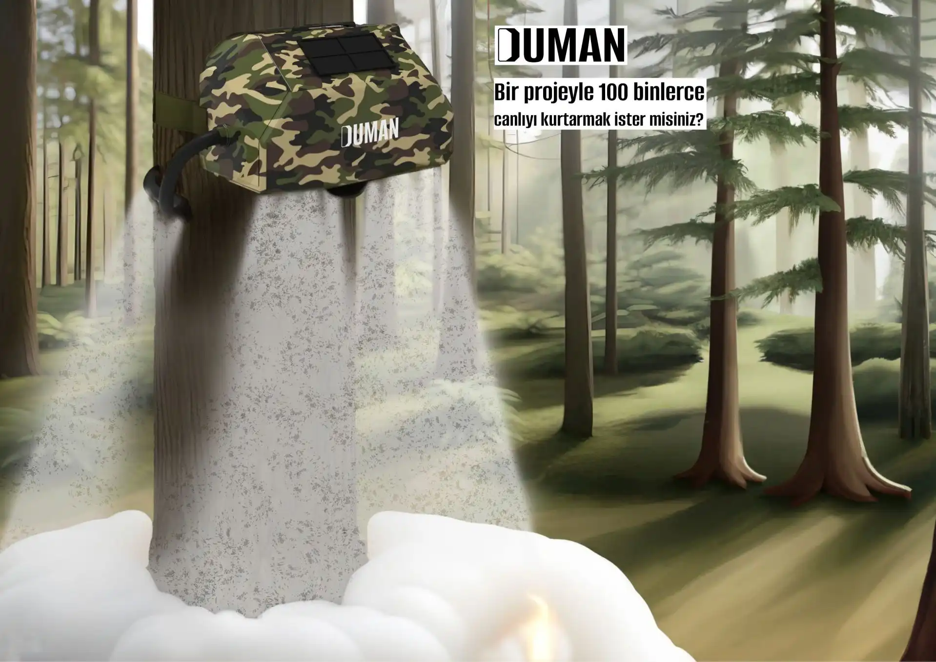 Duman Orman Yangını Projesi