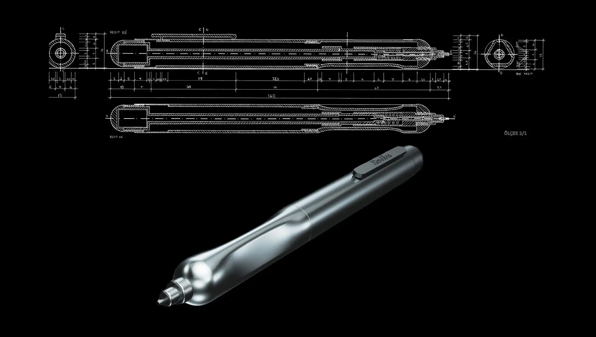 Uçlu Kalem Tasarımı