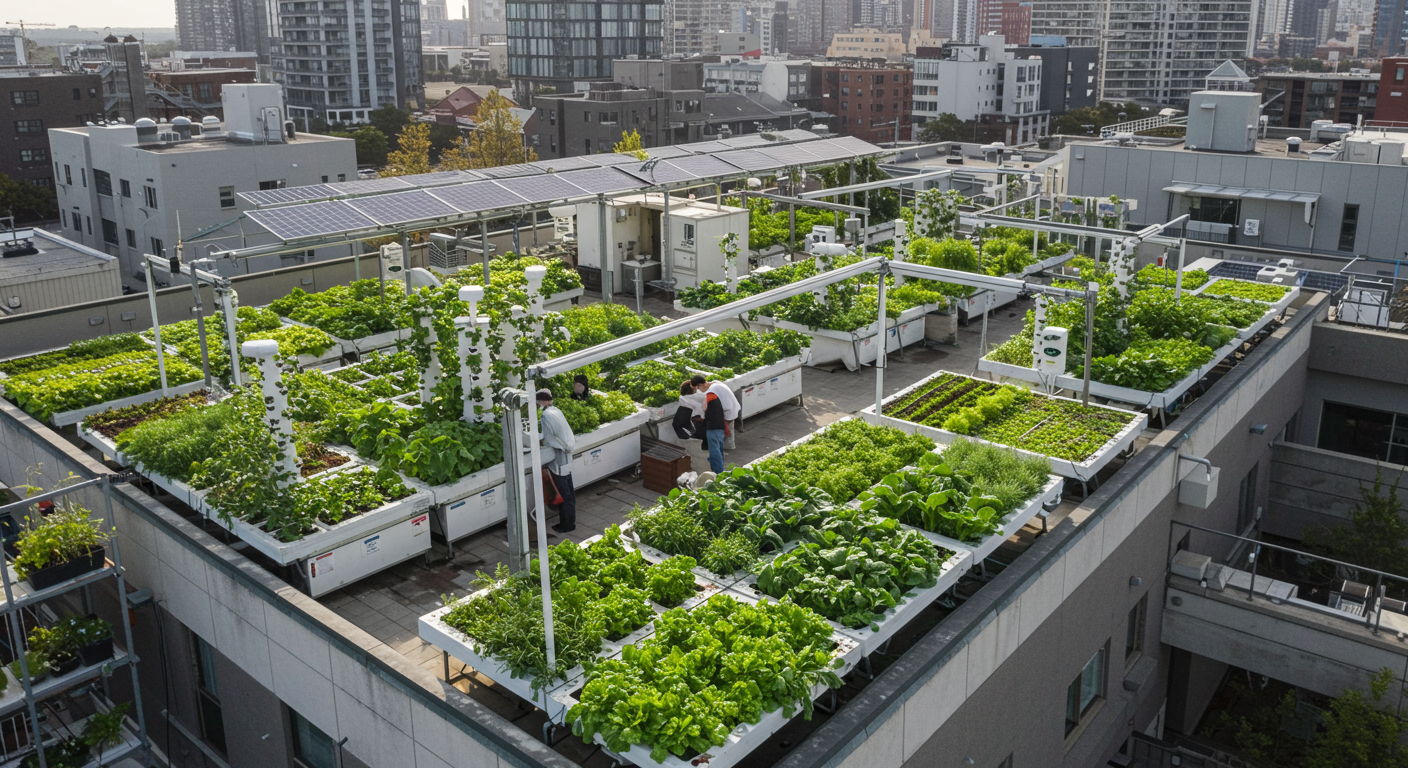 Çatı bahçesi ve urban farming