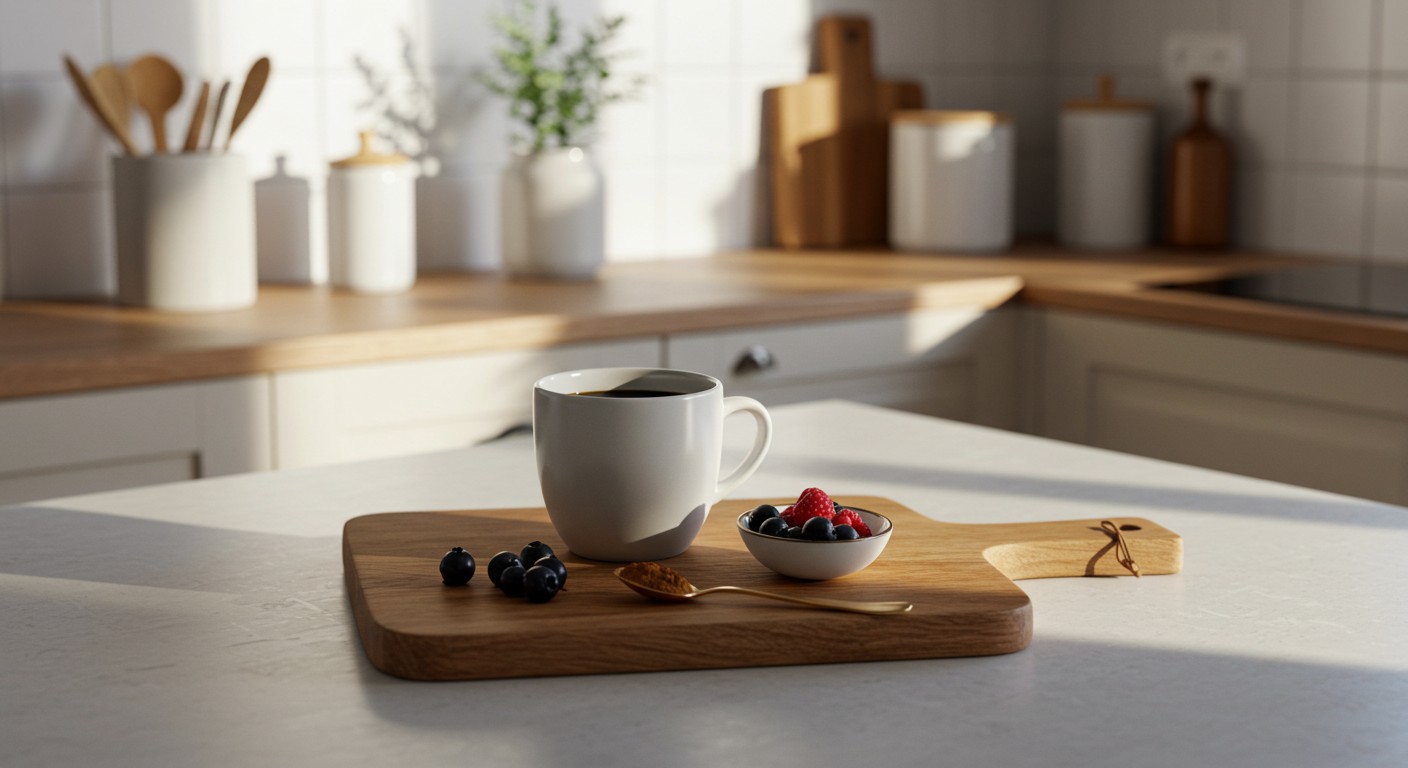 Lagom felsefesini yansıtan sade İsveç mutfağında doğal malzemelerle hazırlanmış kahve servisi