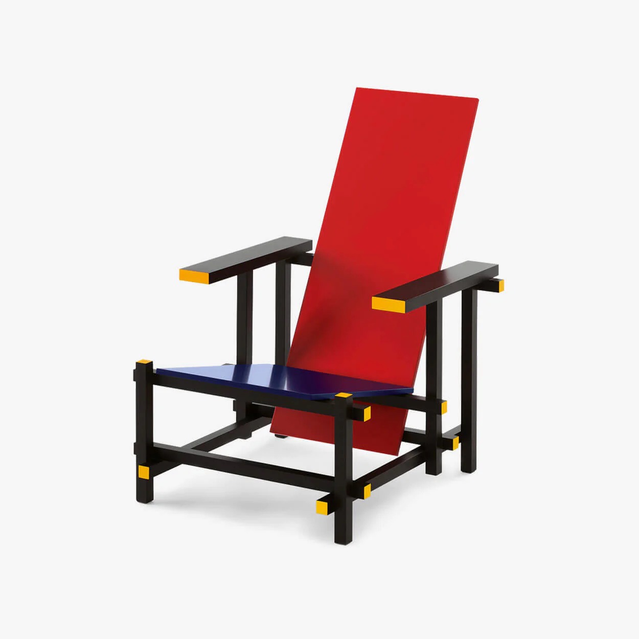 Kırmızı/Mavi Kol Sandalyesi (Red/Blue Armchair): Hollandalı tasarımcı Gerrit Rietveld