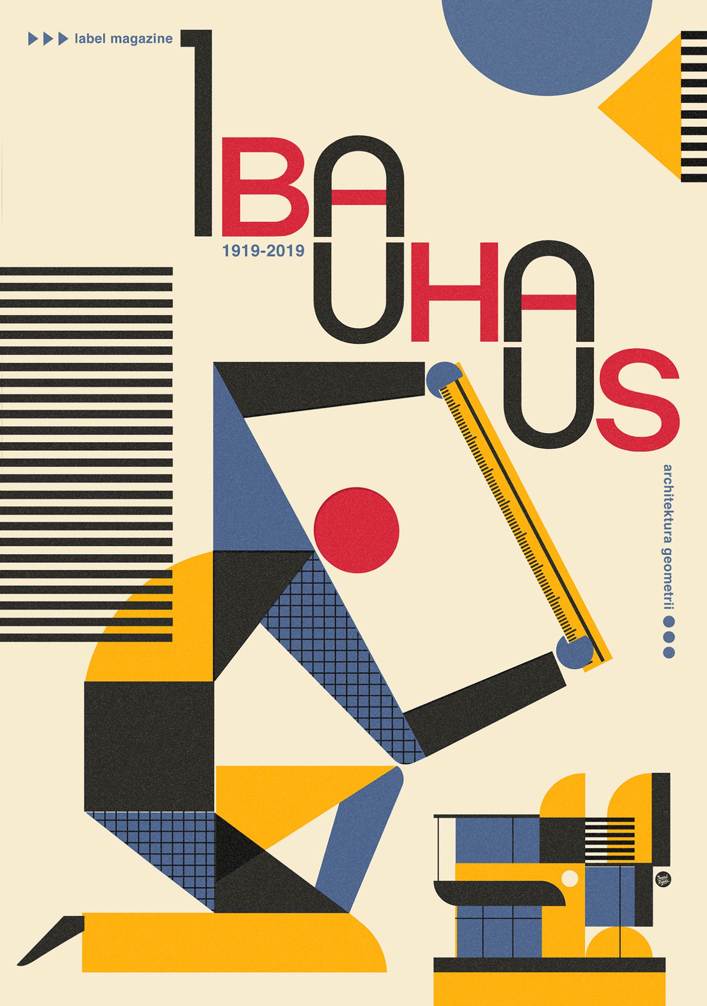 Dawid Ryski Bauhaus İllustrasyonu