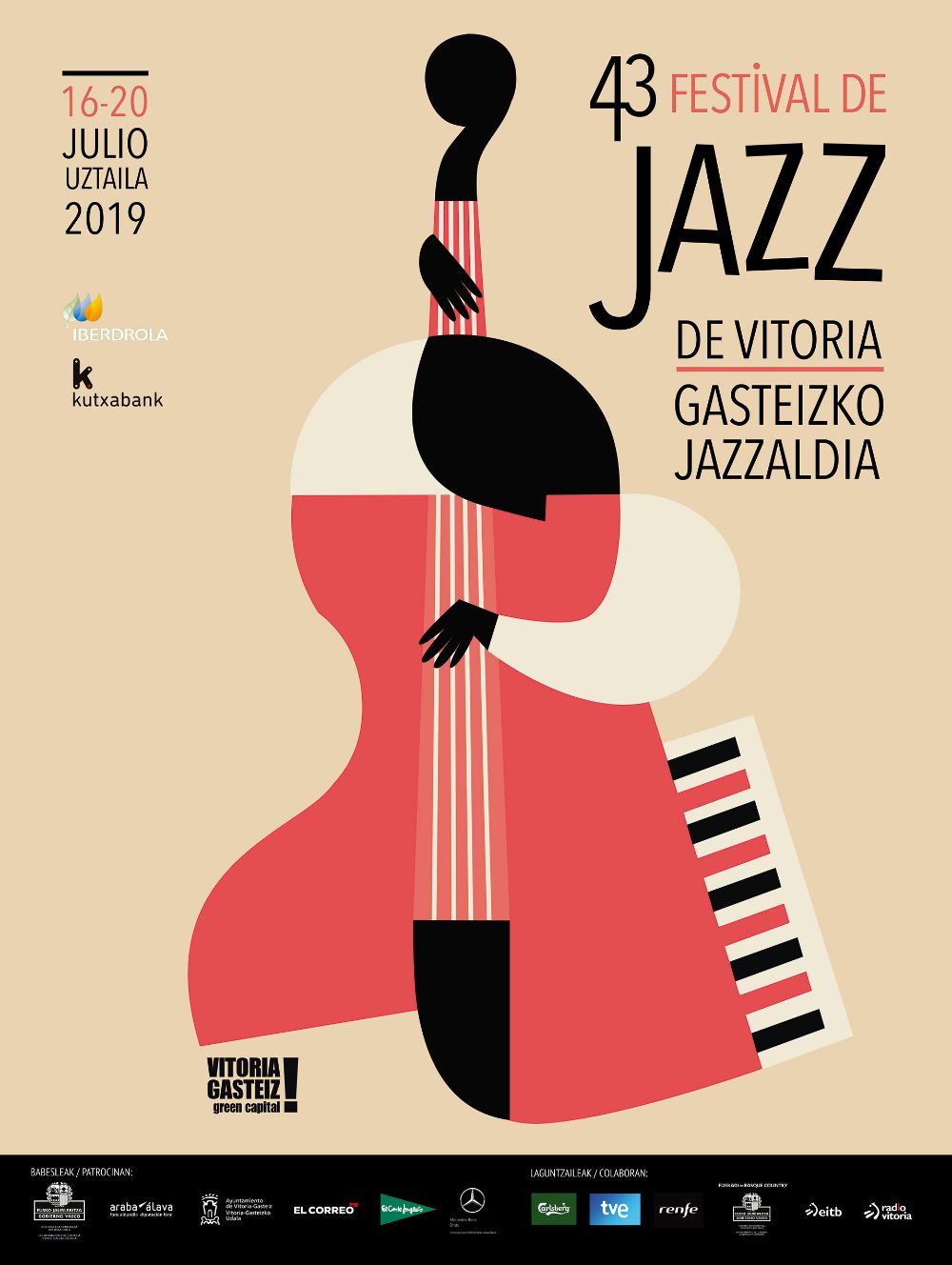 5.3 Studio Graphique - Vitoria Gasteiz Jazz Festivali - İllustrasyon
